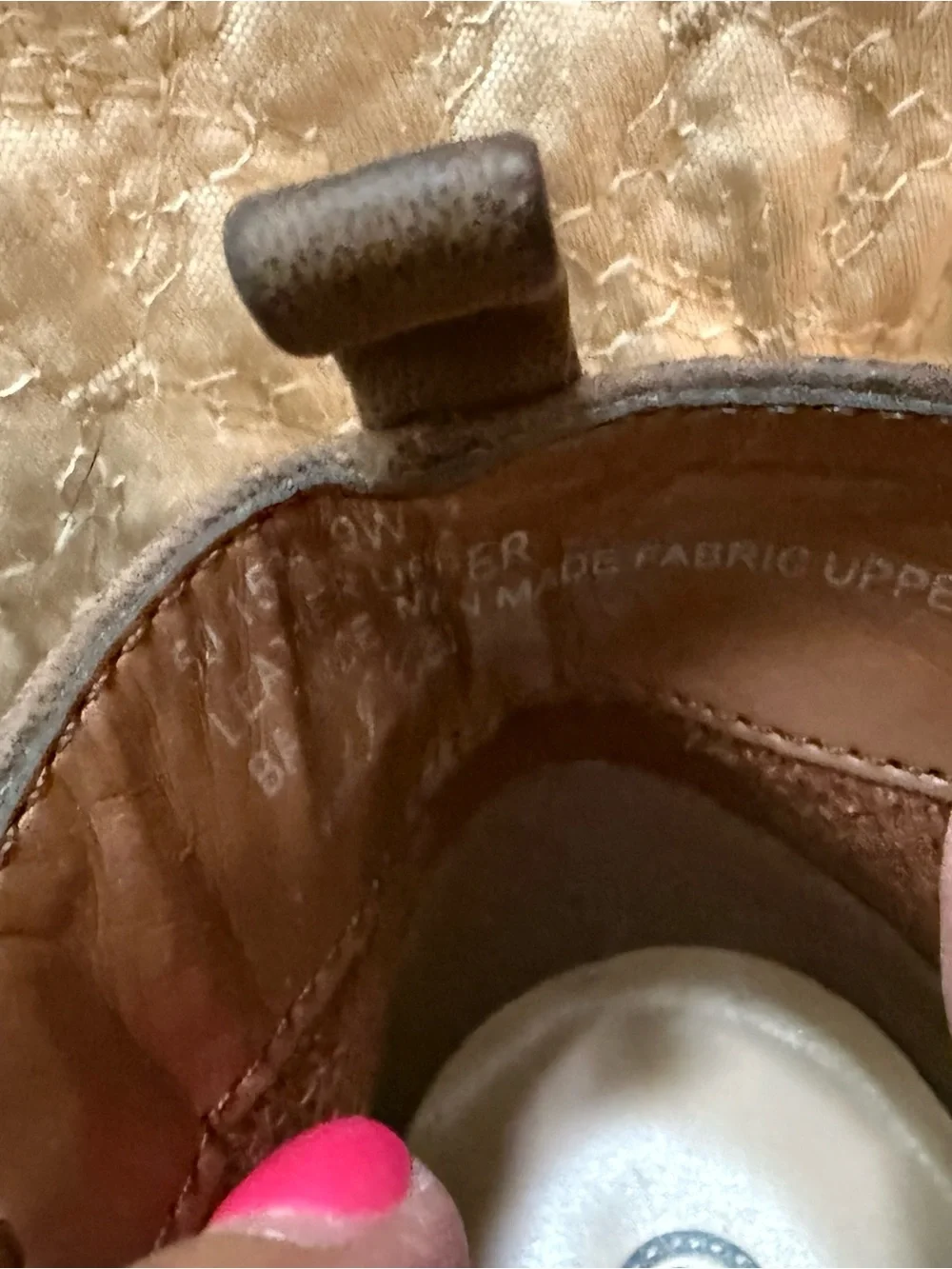 Bella Vita Brown Leather Chelsea Ankle Boots with Block Heel